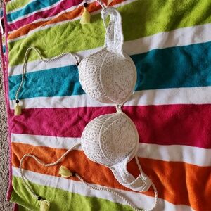 Victoria Secret  eyelet bikini top